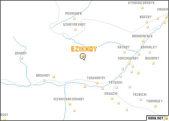 map of Ezikhoy