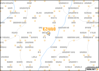 map of Eziudo