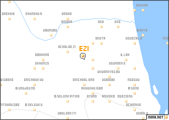 map of Ezi