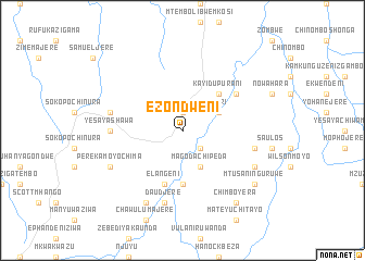 map of Ezondweni