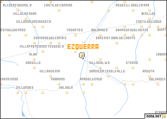 map of Ezquerra