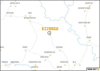 map of Ezza Agu