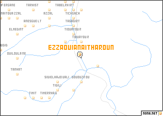 map of Ez Zaouia nʼAït Haroun