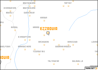 map of Ez Zaouia