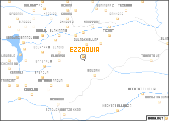 map of Ez Zaouia