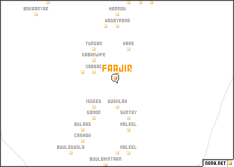 map of Faajir