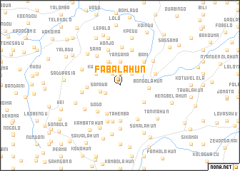map of Fabalahun