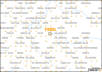 map of Fabal