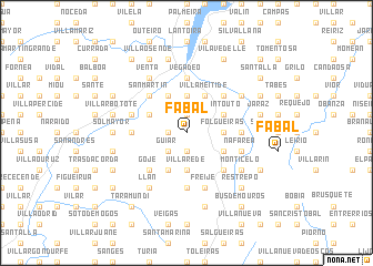 map of Fabal