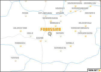 map of Fabassira