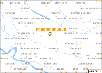 map of Fabbrica Nuova