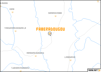 map of Fabéradougou