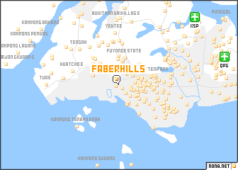 map of Faber Hills