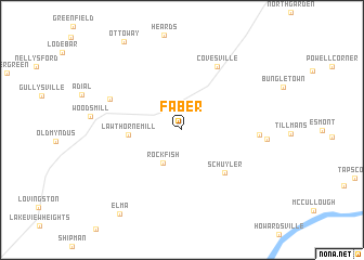 map of Faber