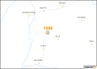 map of Fabe