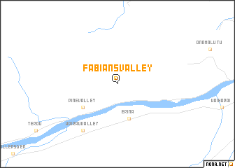 map of Fabians Valley