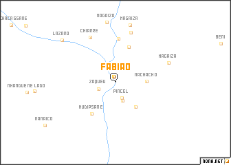 map of Fabião