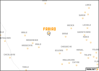 map of Fabião