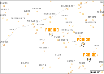 map of Fabião