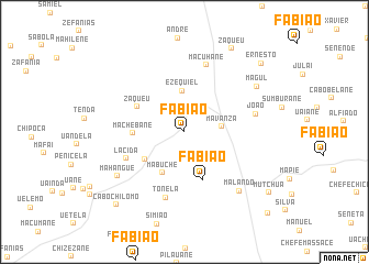 map of Fabião