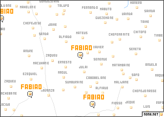 map of Fabião