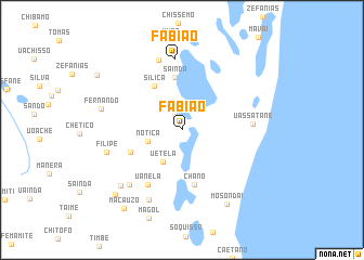 map of Fabião