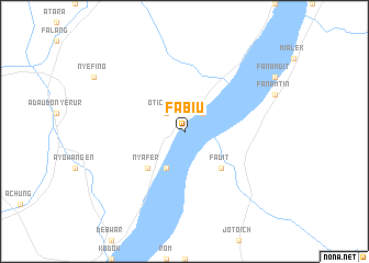 map of Fabiu