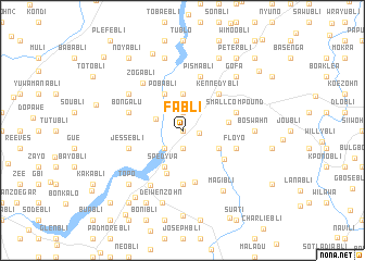 map of Fabli