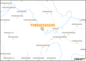 map of Fabouédougou