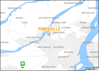 map of Fabreville