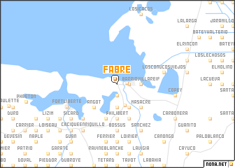 map of Fabre