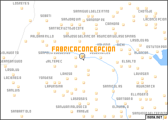 map of Fábrica Concepción