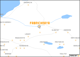 map of Fabrichnaya