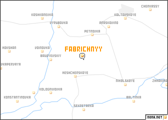 map of Fabrichnyy