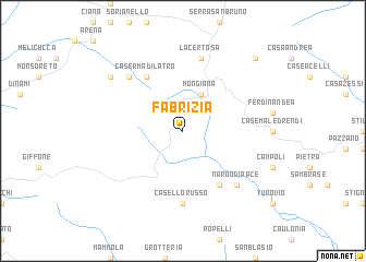 map of Fabrizia