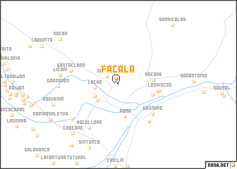 map of Facalá