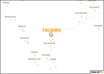 map of Facamani