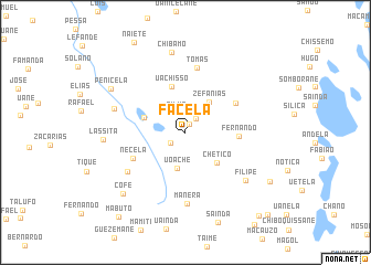 map of Facela