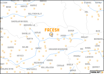 map of Façesh