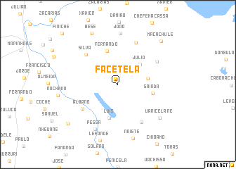 map of Facetela