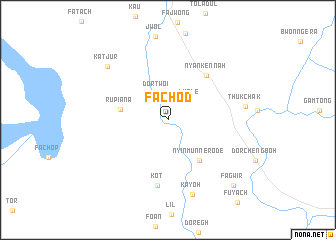 map of Fachod