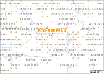 map of Fachsenfeld