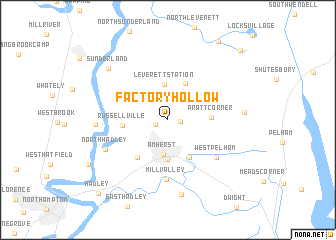 map of Factory Hollow