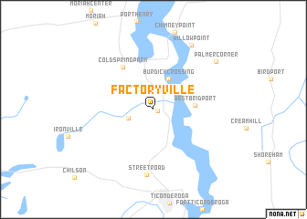map of Factoryville