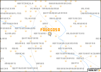 map of Fadagosa