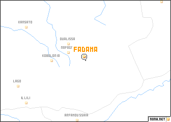 map of Fadama