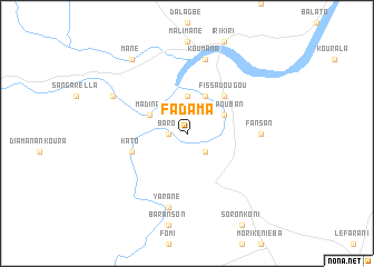 map of Fadama