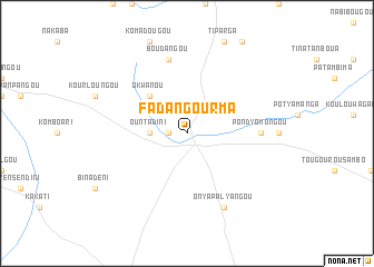 map of Fada-Ngourma