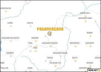 map of Fadan Kagoma