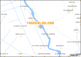 map of Fadasi al Ḩalīmāb